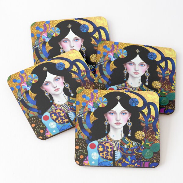 Item preview, Une femme serpent parmi des plantes fantastiques. designed and sold by Natalia-Vlad.