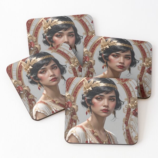 Item preview, Dramatic, Glamour, Roaring 1920's Flapper Portrait (#5 of a Collection) designed and sold by GoddessExp.