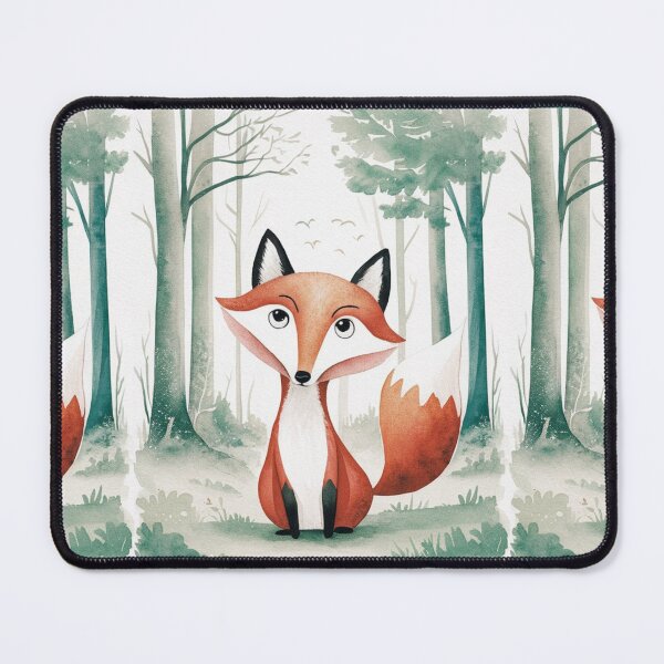 Item preview, Whimsical Fox. Fantasy cute fox, magical forest, enchanting woodland, vintage fox designed and sold by FoxVibes.