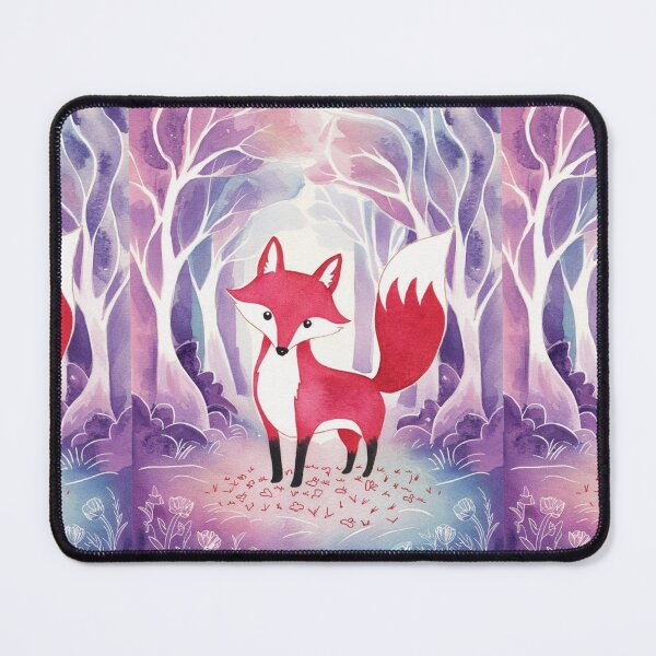 Item preview, Whimsical Fox. Fantasy cute fox, magical forest, enchanting woodland, vintage fox designed and sold by FoxVibes.