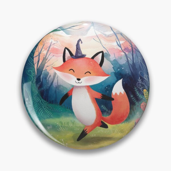 Item preview, Whimsical Fox. Fantasy cute fox, magical forest, enchanting woodland, vintage fox designed and sold by FoxVibes.