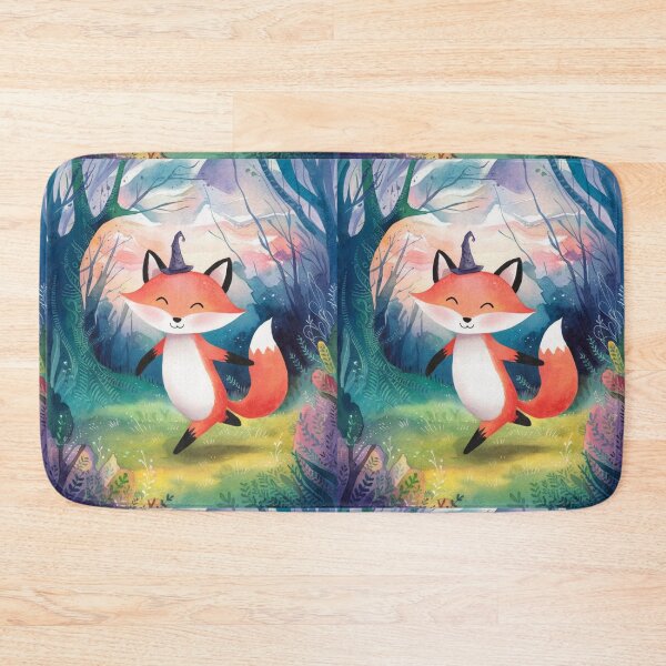 Item preview, Whimsical Fox. Fantasy cute fox, magical forest, enchanting woodland, vintage fox designed and sold by FoxVibes.