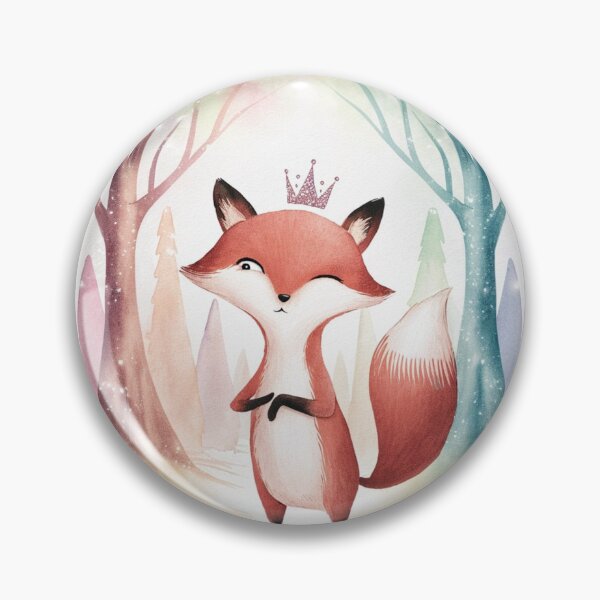 Item preview, Whimsical Fox. Fantasy cute fox, magical forest, enchanting woodland, vintage fox designed and sold by FoxVibes.
