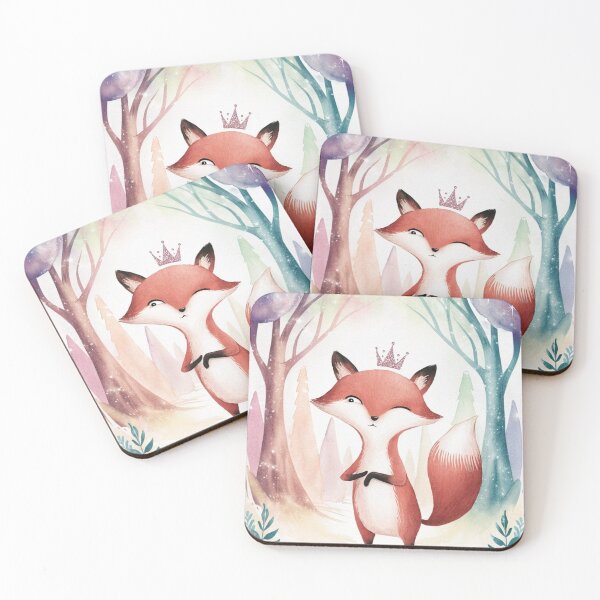 Item preview, Whimsical Fox. Fantasy cute fox, magical forest, enchanting woodland, vintage fox designed and sold by FoxVibes.