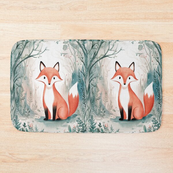 Item preview, Whimsical Fox. Fantasy cute fox, magical forest, enchanting woodland, vintage fox designed and sold by FoxVibes.