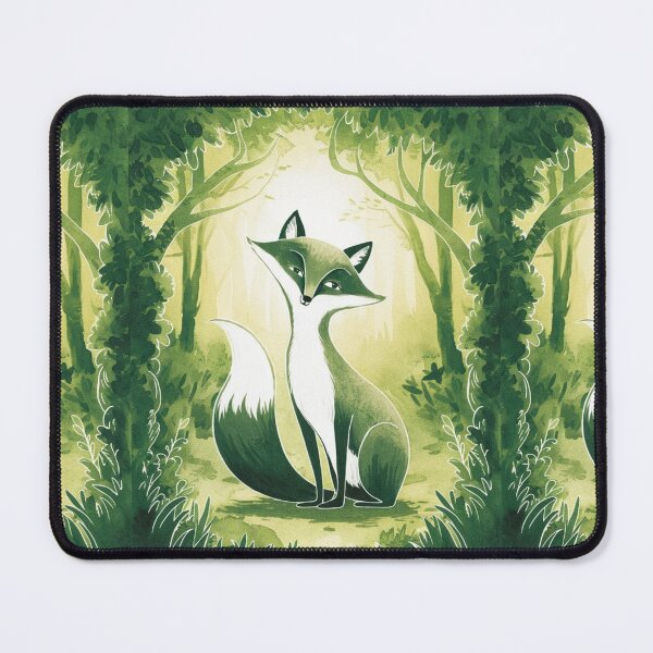 Item preview, Whimsical Fox. Fantasy cute fox, magical forest, enchanting woodland, vintage fox designed and sold by FoxVibes.