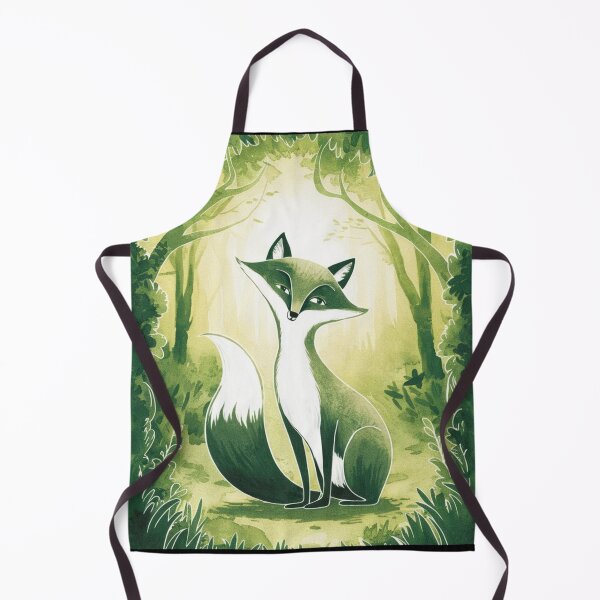 Item preview, Whimsical Fox. Fantasy cute fox, magical forest, enchanting woodland, vintage fox designed and sold by FoxVibes.