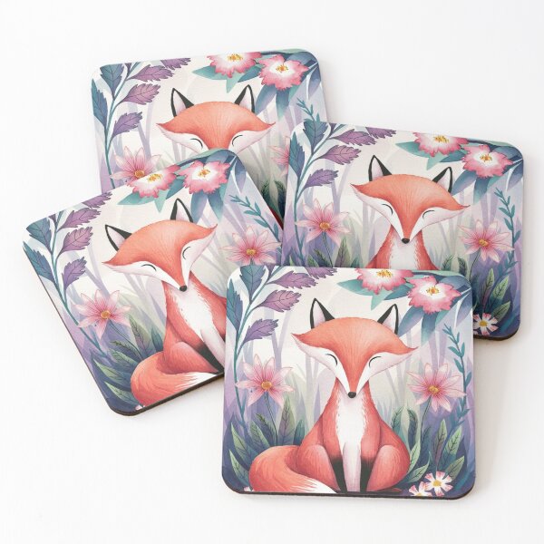 Item preview, Whimsical Fox. Fantasy cute fox, magical forest, enchanting woodland, vintage fox designed and sold by FoxVibes.