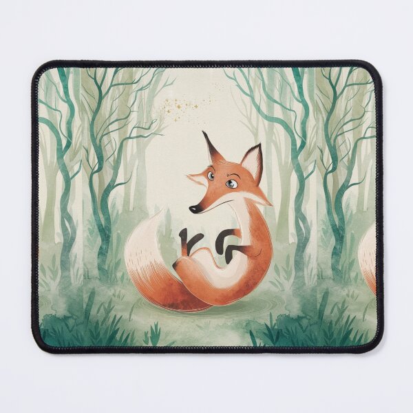 Item preview, Whimsical Fox. Fantasy cute fox, magical forest, enchanting woodland, vintage fox designed and sold by FoxVibes.