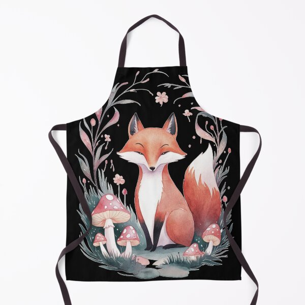 Item preview, Whimsical Fox. Fantasy cute fox, magical forest, enchanting woodland, vintage fox designed and sold by FoxVibes.