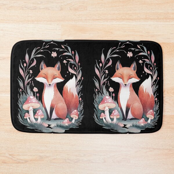 Item preview, Whimsical Fox. Fantasy cute fox, magical forest, enchanting woodland, vintage fox designed and sold by FoxVibes.