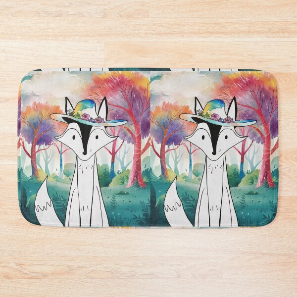 Item preview, Whimsical Fox. Fantasy cute fox, magical forest, enchanting woodland, vintage fox designed and sold by FoxVibes.