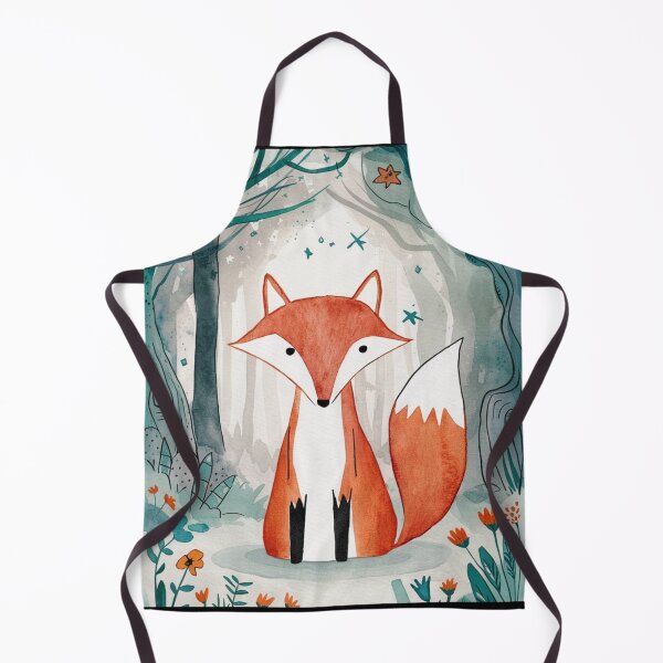 Artikelvorschau, Wunderlicher Fuchs. Niedlicher Fantasiefuchs, magischer Wald, zauberhaftes Waldland, Vintage-Fuchs entworfen und verkauft von FoxVibes.