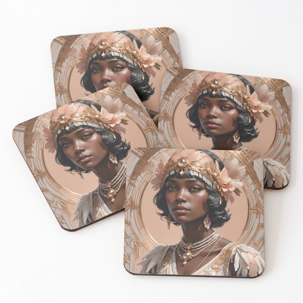 Item preview, Dramatic, Glamour, Roaring 1920's Flapper Portrait (#9 of a Collection) designed and sold by GoddessExp.