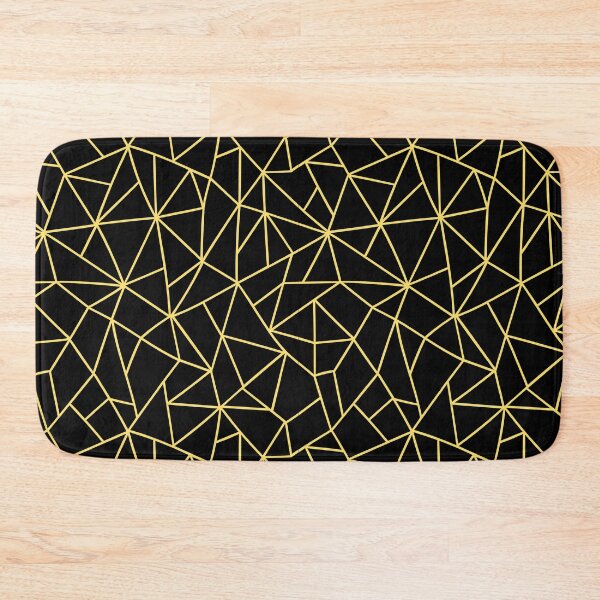 Item preview, Abstract fine lines black and yellow designed and sold by tatipantazis.