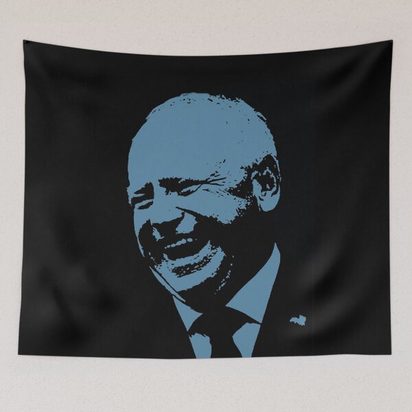 Item preview, Tim Walz Laughing - Black and blue designed and sold by Thelittlelord.