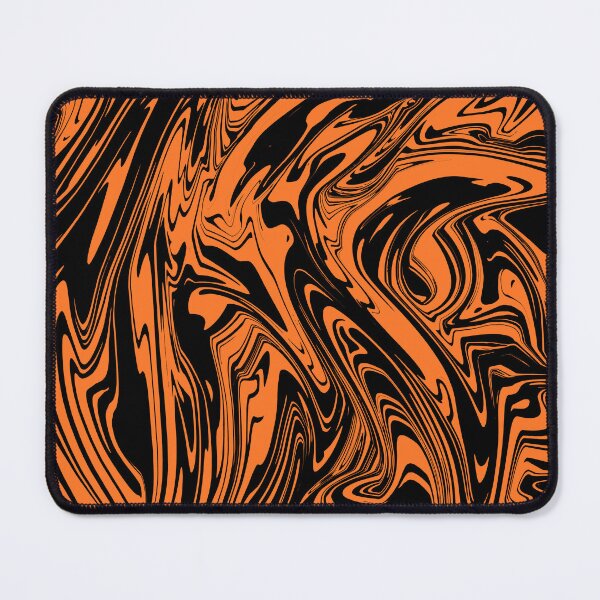 Item preview, Spooky Abstract Orange and Black Swirl Halloween Pattern, made by EndlessEmporium designed and sold by EndlessEmporium.