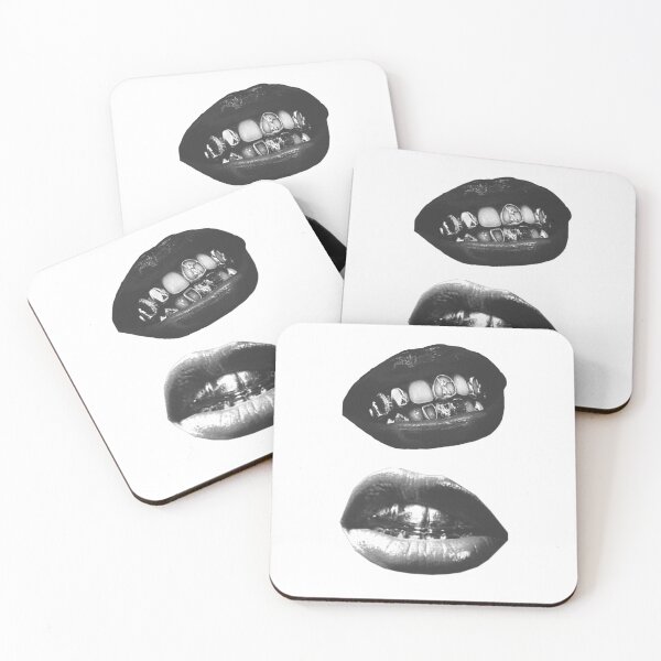 Item preview, b&w teeth designed and sold by JackJackCrafts.