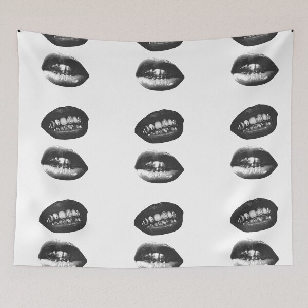 Item preview, b&w teeth designed and sold by JackJackCrafts.