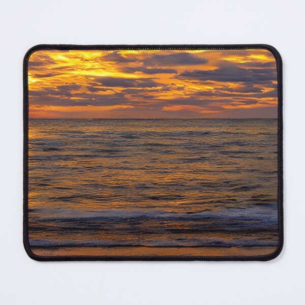 Item preview, Golden Blue Sunset Waves designed and sold by Chubuter.
