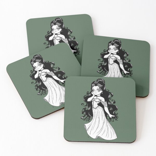 Item preview, Cute Ghoul - Green Lady (Black & White ver.) designed and sold by busy-and-tired.