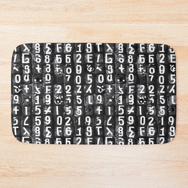 Item preview, Numbers, Numbers, Typewriter - Seamless Pattern designed and sold by Chubuter.