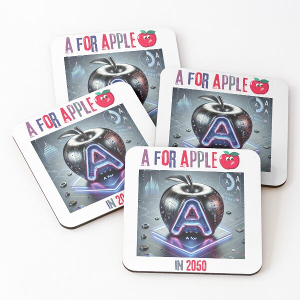 Item preview, The Future Alphabet: A for Apple in 2050 designed and sold by alkareem-ca.