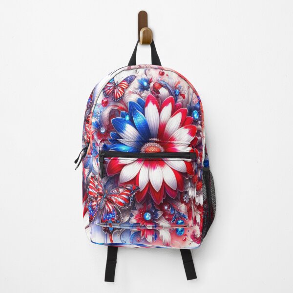 Item preview, Daisy Red White Blue designed and sold by connie campbell.
