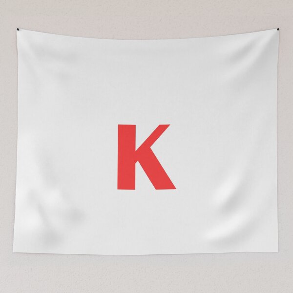 Item preview, Big Red Alphabet Letter K designed and sold by RobbiesMusic.
