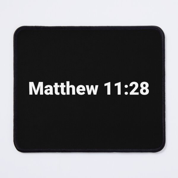 Item preview, Matthew 11:28 designed and sold by Text-based T-Shirts and Gifts.