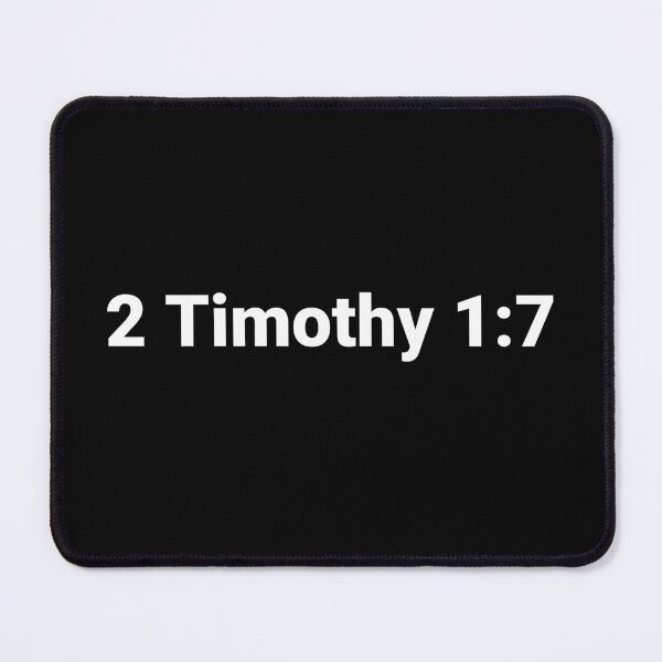 Item preview, 2 Timothy 1:7 designed and sold by Text-based T-Shirts and Gifts.