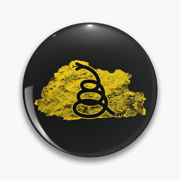 Item preview, Distressed BHUTAN - Freedom Is The Superpower - Modern Gadsden Snake Flag - Dont Tread On Me design designed and sold by pelagio.