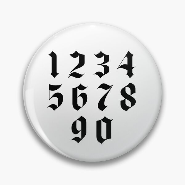 Item preview, Black Numbers sticker designed and sold by Numbers-Art.