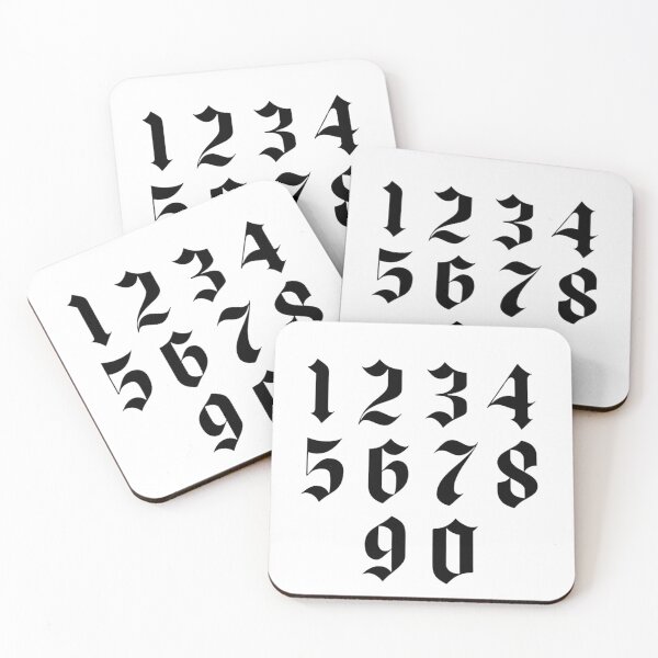 Item preview, Black Numbers sticker designed and sold by Numbers-Art.