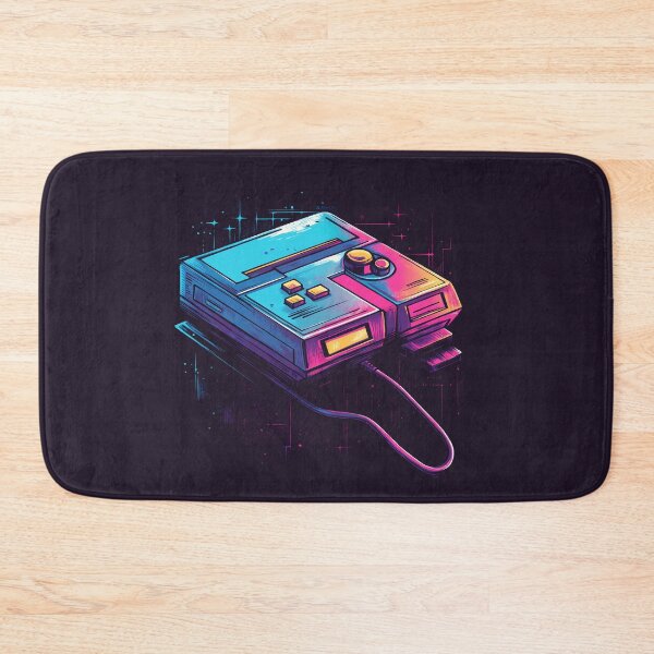 Item preview, Retro Game Console in Neon 8-Bit Pixel Art Style designed and sold by BeefStroganof.