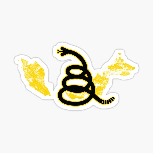 Item preview, Distressed MALAYSIA - Freedom Is The Superpower - Modern Gadsden Snake Flag - Dont Tread On Me design designed and sold by pelagio.
