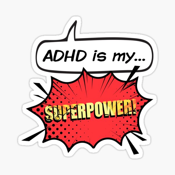 Item preview, ADHD is my Superpower Comic designed and sold by enspirit.