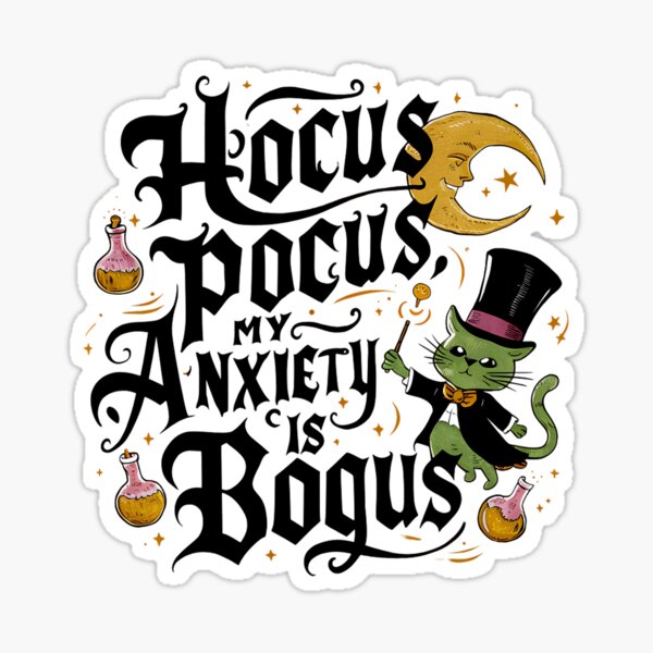 Artikel-Vorschau von Hocus Pocus, meine Angst ist falsch, designt und verkauft von BrainyBanter.