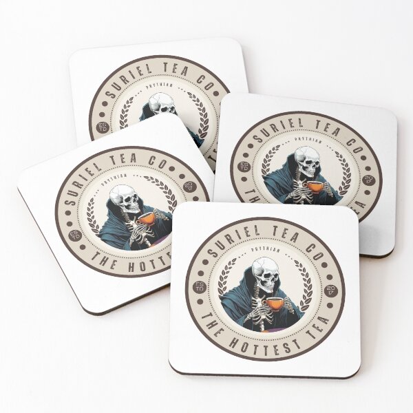 Item preview, The Suriel Tea Co ACOTAR Sticker designed and sold by pinespice.