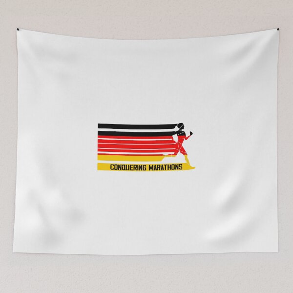 Item preview, CONQUERING MARATHONS, MARATHON WOMAN,  GERMANY FLAG designed and sold by the Zarock Shop.