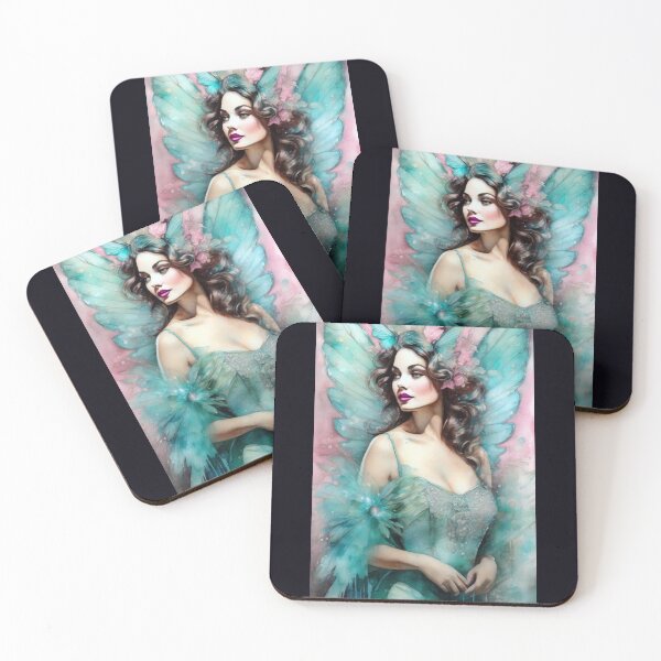Item preview, Vintage Fairy No. 004 in Mint Green designed and sold by FaerieFusion.