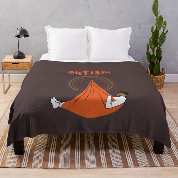 Autism Hammock Design Throw Blanket