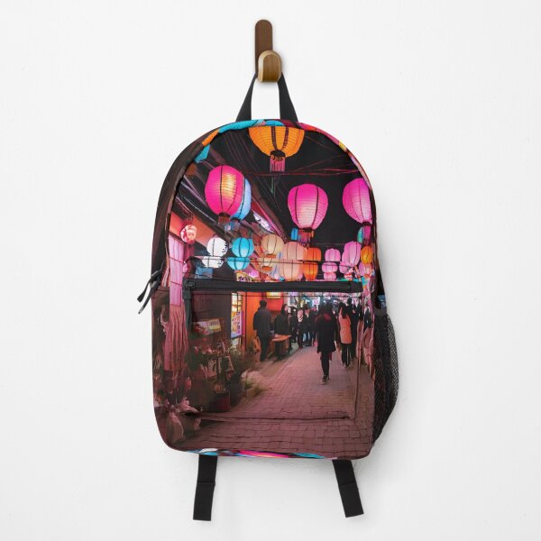 Item preview, ITAEWON VIBRANT BUSTLING SEOUL STREET designed and sold by milestotreasure.