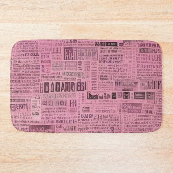 Item preview, Pink newspaper designed and sold by GasconyPassion.