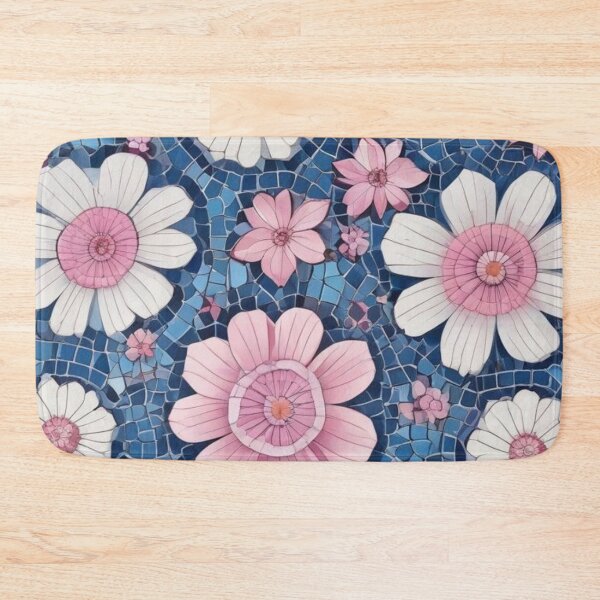 Item preview, Blue and pink mosaic designed and sold by GasconyPassion.