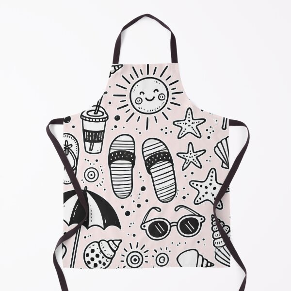 Item preview, Playful Whimsical Doodles Summer Vibe Beach Day Illustration designed and sold by UniqueCraftsnCo.