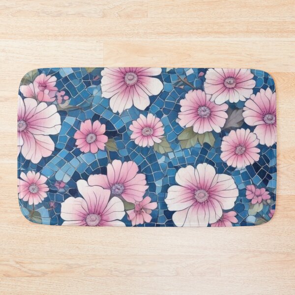 Item preview, Blue and pink mosaic designed and sold by GasconyPassion.