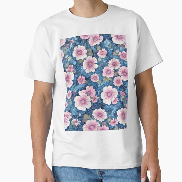 Item preview, Blue and pink mosaic designed and sold by GasconyPassion.