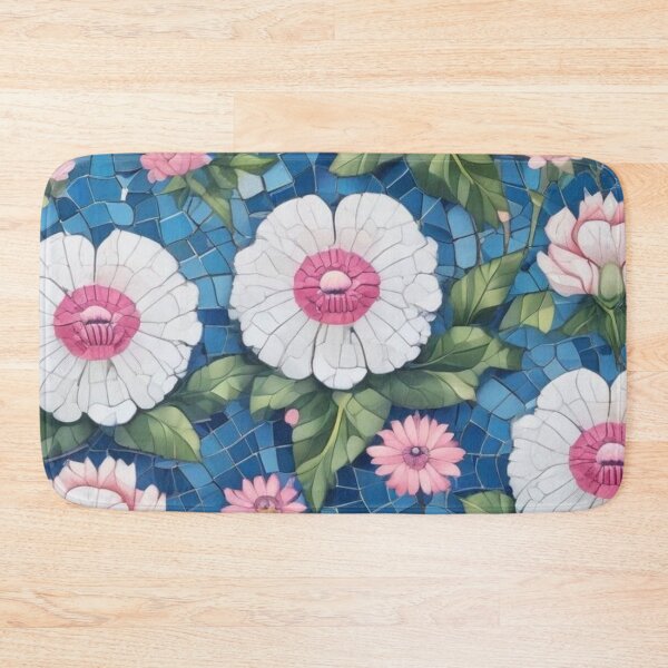 Item preview, Pink and blue mosaic designed and sold by GasconyPassion.
