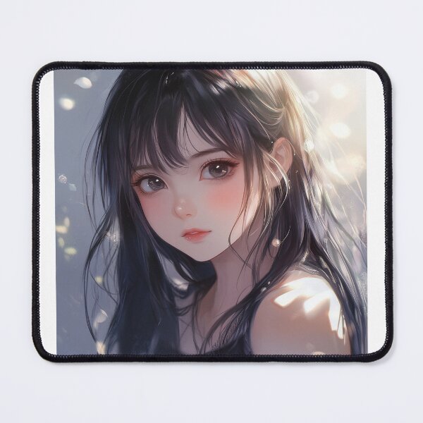 Item preview, Cute Anime style Waifu Girl. designed and sold by JustOkayDesigns.